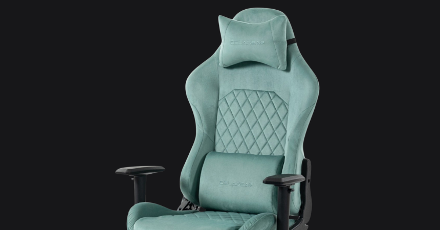 Tapicerka welurowa DELAGEAR G 505 Zielony
